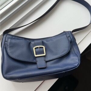 Liz Claiborne Navy Blue Shoulder Bag